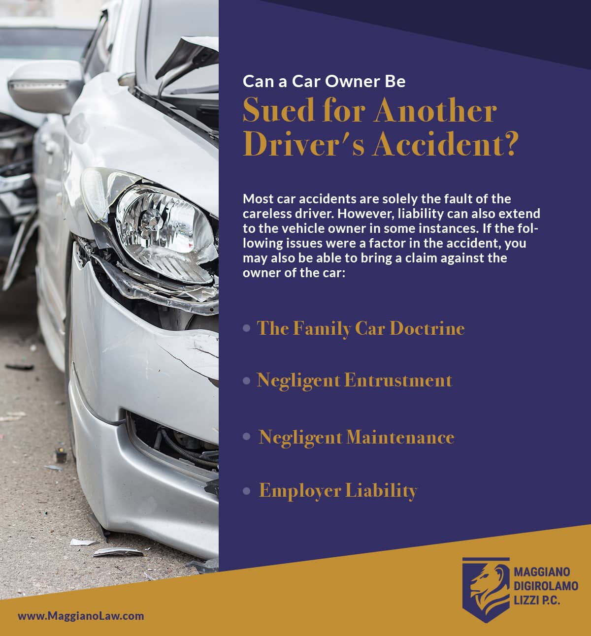 Suing the Driver vs. the Owner for a Car Accident | Maggiano, DiGirolamo and Lizzi