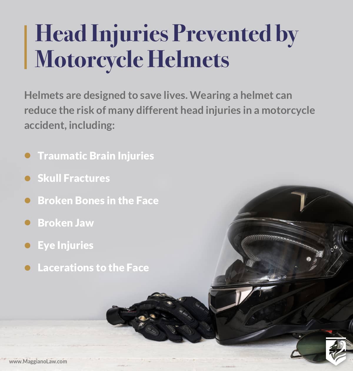 Head Injuries Prevented by Motorcycle Helmets | Maggiano, DiGirolamo and Lizzi