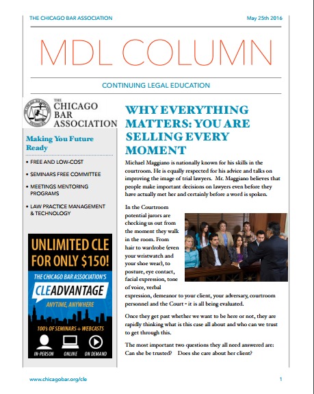 Chicago MDL Newsletter