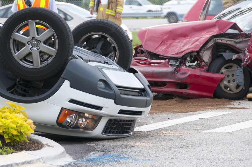 serious two-car drunk driving accident with injuries at New Jersey intersection