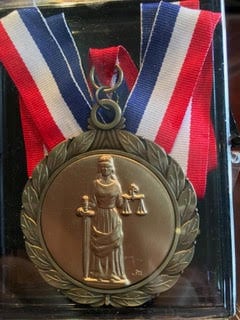 1974 Alumnus of Distinction Award from the Chicago Kent Alumni Association