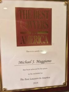 “Best Lawyers in America” Recognition & Honor