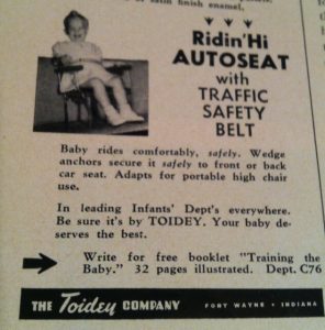 Magg_1950_Toidys_Car_Seat Image of the Ridin' Hi Autoseat