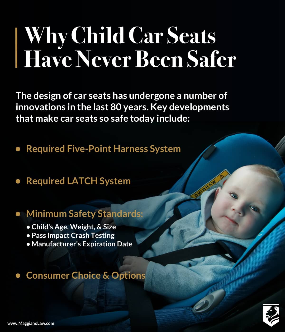 Advances in Car Seat Safety | Maggiano, DiGirolamo and Lizzi