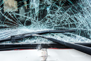 parsippany bus crash broken windshield