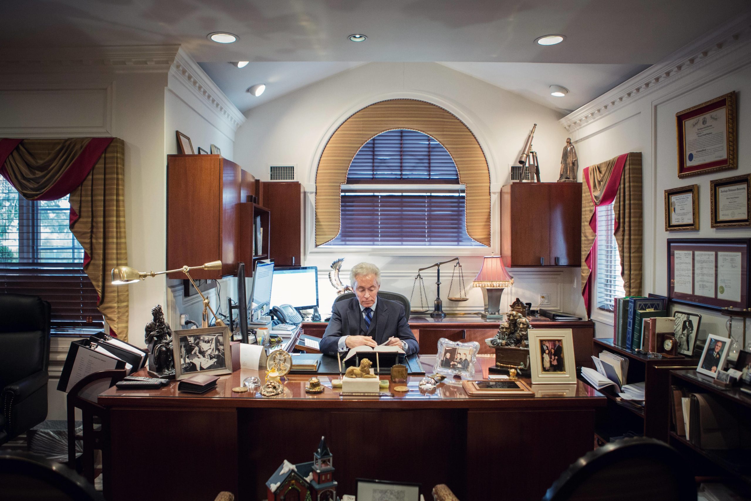 michael maggiano at desk