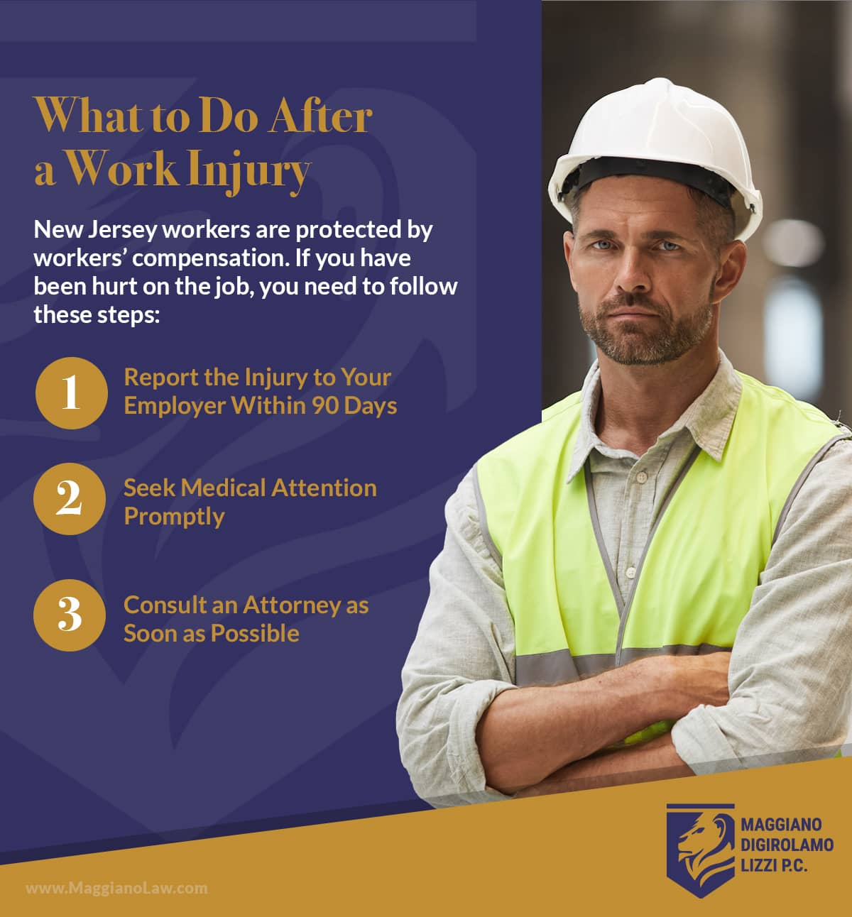 What to Do If You Are Hurt on the Job | Maggiano, DiGirolamo and Lizzi