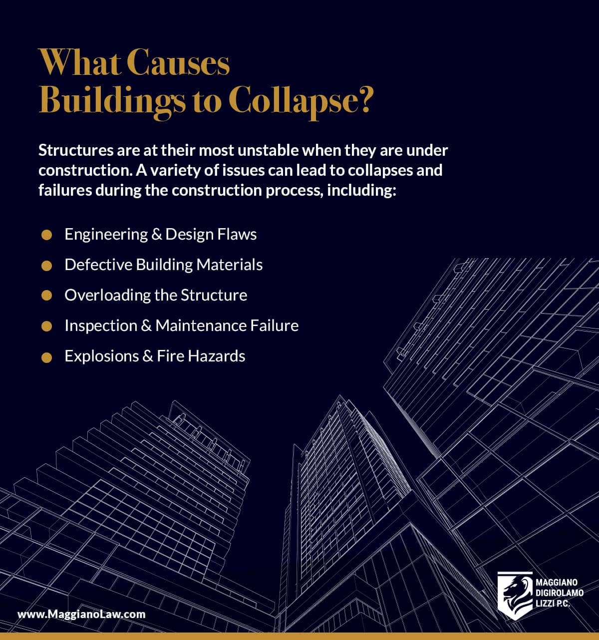 what causes buildings to collapse?