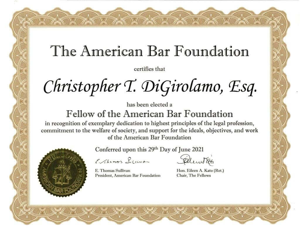 Chris DiGirolomo Bar Association