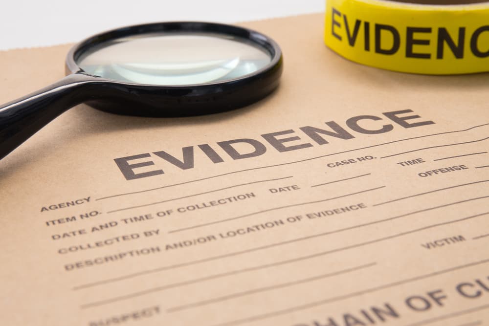 Evidence Bag & Magnifying Galss