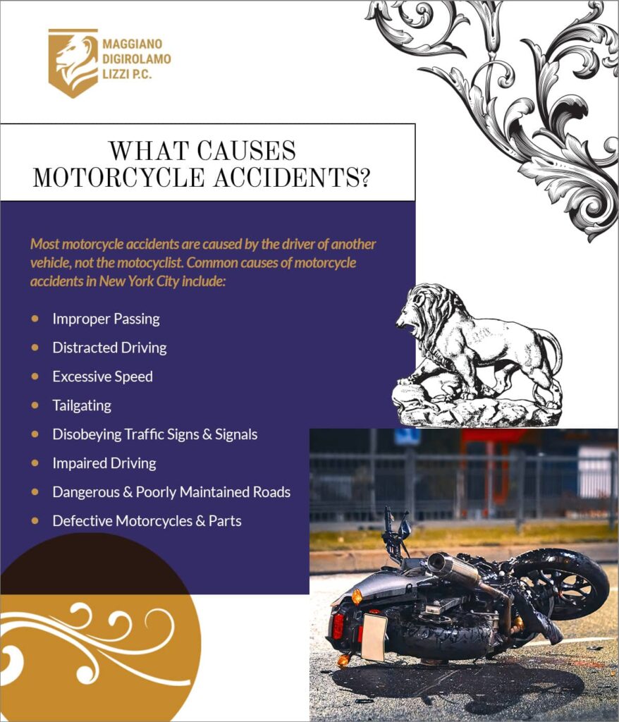 What causes motorcycle accidents? | Maggiano, DiGirolamo & Lizzi
