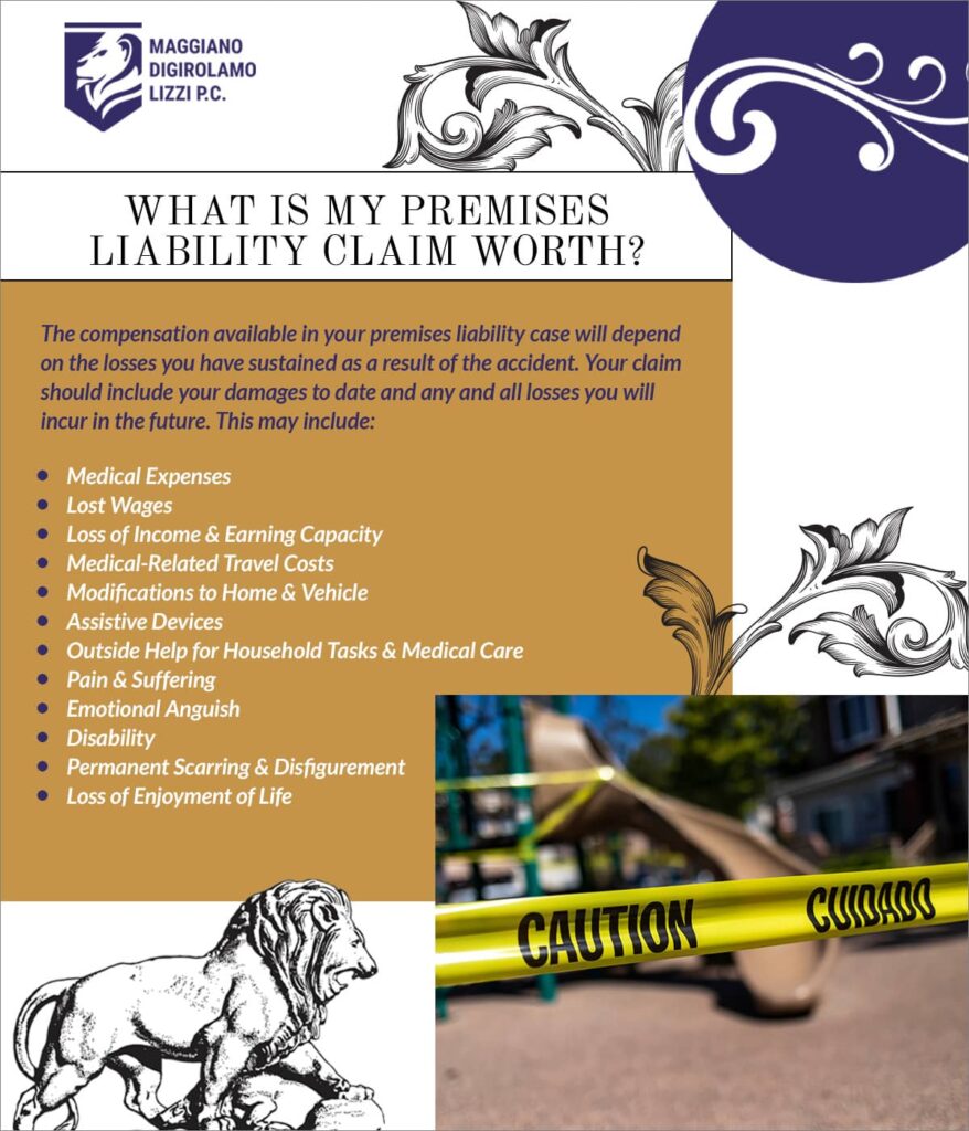 What is my premises liability claim worth? | Maggiano, DiGirolamo & Lizzi